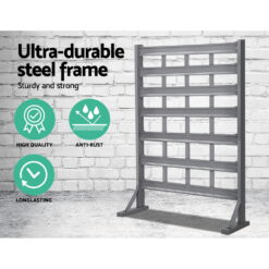 47 Bin Storage Shelving Rack - Complete Storage Solutions