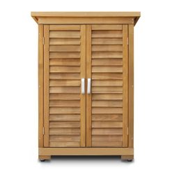 Portable Wooden Garden Storage Cabinet - Complete Storage Solutions