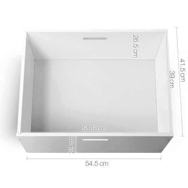 Kid's Wooden Bookshelf - White - Image 4