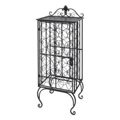 28 Bottle Metal Floor-Standing Wine Rack - Complete Storage Solutions