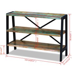 Vintage-Style Sideboard - Reclaimed Wood - Complete Storage Solutions