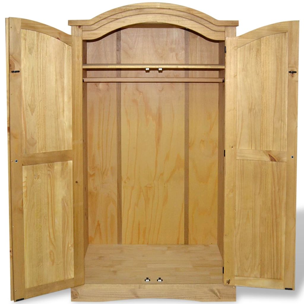 Wardrobe Mexican Pine Corona Range Complete Storage Solutions