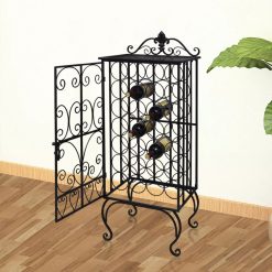 28 Bottle Metal Floor-Standing Wine Rack - Complete Storage Solutions