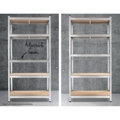 5x1.8M Warehouse Shelving Rack Racking Garage Metal Storage Shelves - Complete Storage Solutions