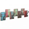 7 Hook Coat Rack - Solid Reclaimed Wood - Complete Storage Solutions