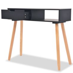 Solid Pinewood Console Table 80x30x72cm - Complete Storage Solutions