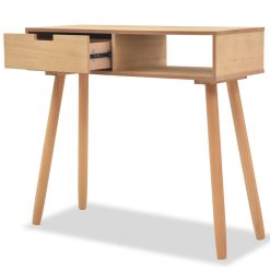 Solid Pinewood Console Table 80x30x72cm - Complete Storage Solutions