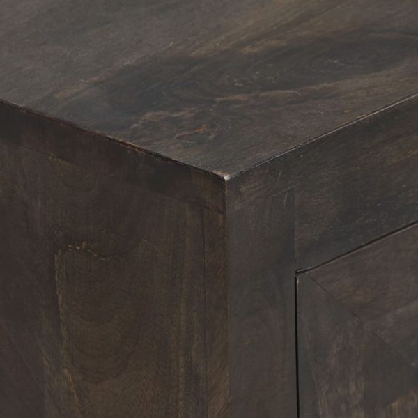 Solid Mango Wood Sideboard 60x30x76cm - Image 2