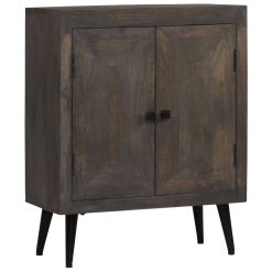 Solid Mango Wood Sideboard 60x30x76cm - Complete Storage Solutions