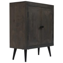 Solid Mango Wood Sideboard 60x30x76cm - Complete Storage Solutions