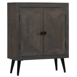 Solid Mango Wood Sideboard 60x30x76cm - Complete Storage Solutions