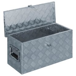 Aluminium Box 61.5x26.5x30cm - Silver - Complete Storage Solutions