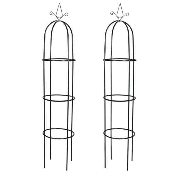 2 Piece Garden Arch Tower Set - Dark Green