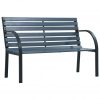 120cm Wood Garden Bench - Grey - Complete Storage Solutions