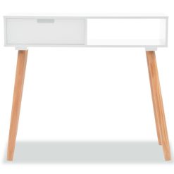 Solid Pinewood Console Table 80x30x72cm - Complete Storage Solutions