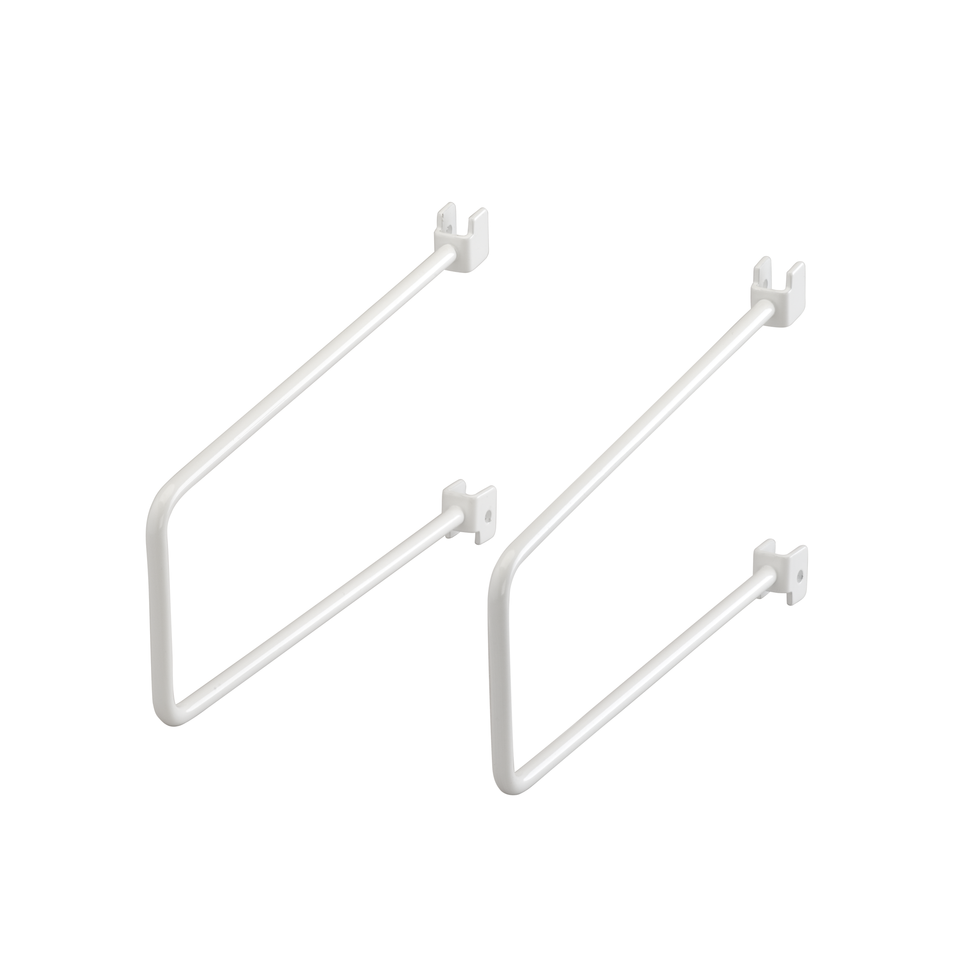 Elfa Book Support Tube Pair Complete Storage Solutions