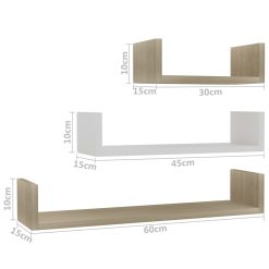 3 Piece Wall Display Shelf Set - Complete Storage Solutions