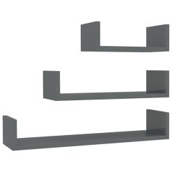 3 Piece Wall Display Shelf Set - Complete Storage Solutions