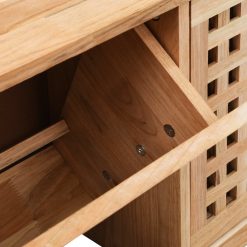 Solid Walnut Wood Shoe Storage Bench 94x20x38cm - Complete Storage Solutions