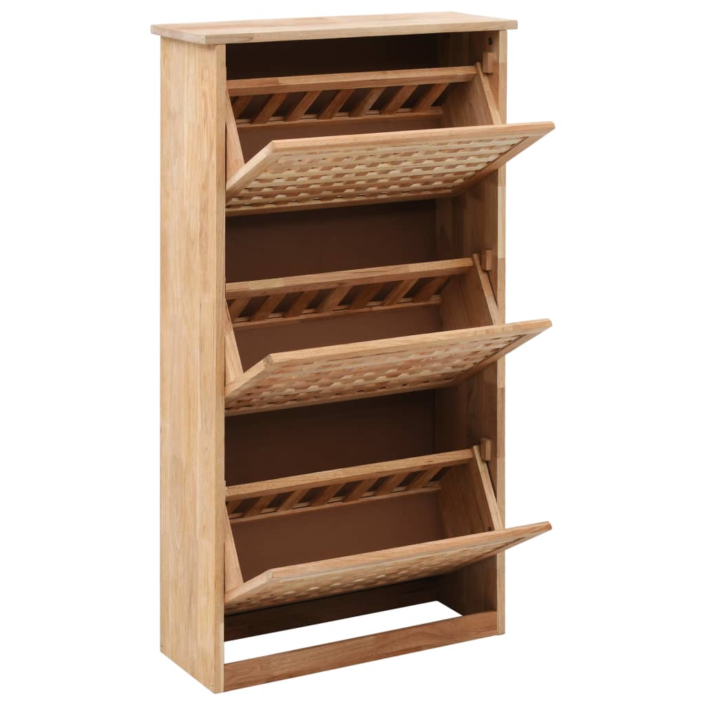 Solid Walnut Wood Shoe Storage Complete Storage Solutions