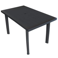 Plastic Garden Table 126x76x72cm - Complete Storage Solutions