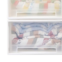 3 Piece Large Stackable Storage Drawers Set - Complete Storage Solutions