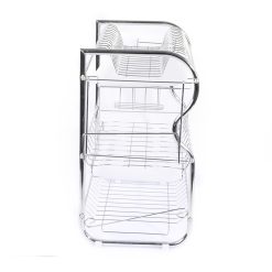 3-Tier Stainless Steel Dish Rack - Complete Storage Solutions