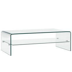 Tempered Glass Coffee Table 98x45x31cm
