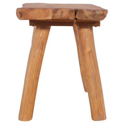 Solid Teak Wood 80cm Garden Bench - Image 3