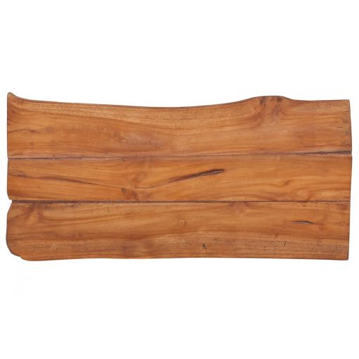 Solid Teak Wood 80cm Garden Bench - Image 4