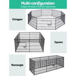 2x24" 8 Panel Pet Playpen - Complete Storage Solutions