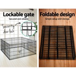2x24" 8 Panel Pet Playpen - Complete Storage Solutions