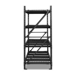 2M Heavy Duty Warehouse Racking - Black - Complete Storage Solutions