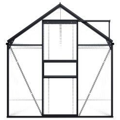 Aluminium Greenhouse 190x310x195cm - Anthracite - Complete Storage Solutions
