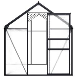 Aluminium Greenhouse 190x310x195cm - Anthracite - Complete Storage Solutions