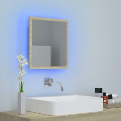 LED Bathroom Mirror 40x8.5x37cm - Complete Storage Solutions
