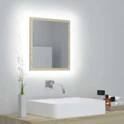 LED Bathroom Mirror 40x8.5x37cm - Complete Storage Solutions