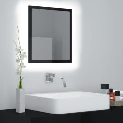 LED Bathroom Mirror 40x8.5x37cm - Complete Storage Solutions