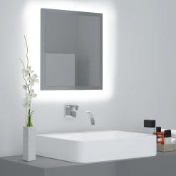 LED Bathroom Mirror 40x8.5x37cm - Complete Storage Solutions