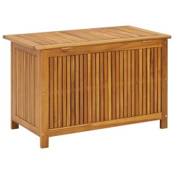 Solid Acacia Wood Garden Storage Box 90x50x106cm - Complete Storage Solutions