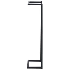 Towel Rack 25x20x95cm - Black - Complete Storage Solutions