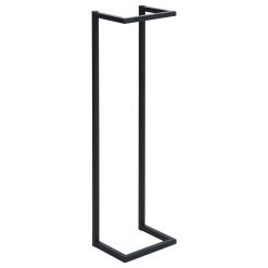 Towel Rack 25x20x95cm - Black - Complete Storage Solutions
