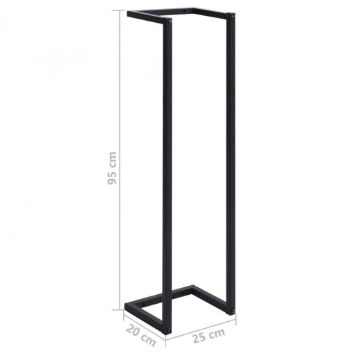 Towel Rack 25x20x95cm - Black - Image 7