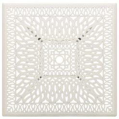 Cast Aluminium Garden Table 90x90x74cm - Complete Storage Solutions