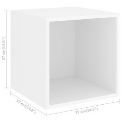 2 Piece Wall Cabinet Set 37x37x37cm - Complete Storage Solutions