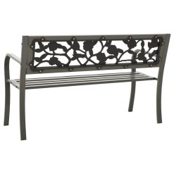 125cm Steel Garden Bench - Complete Storage Solutions