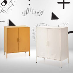Metal Sideboard 80x40x101.5cm - Complete Storage Solutions