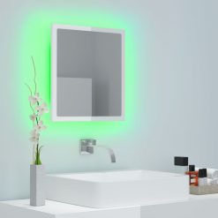 LED Bathroom Mirror 40x8.5x37cm - Complete Storage Solutions