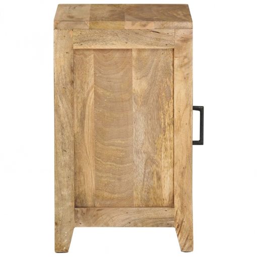 Solid Mango Wood Bedside Cabinet 40x30x50cm - Image 5