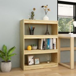 Solid Pinewood Book Cabinet/Room Divider 100x30x103cm